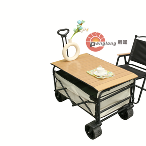 Tiện ích ráp 200L Thêm lớn toa xe giỏ hàng tất cả các địa hình bánh xe có thể gập lại bàn xe đẩy xe đẩy cho mua sắm lưu trữ công cụ - Product Image 3