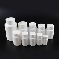 Flacons en plastique HDPE à large ouverture, vides, pour capsules, médicaments, comprimés, pilules, emballage, vente en gros, 10 ml - 200 ml