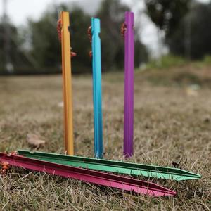 Уличные суперлегкие переносные колышки для палатки из алюминиевого сплава длиной 18 см, колышки для палатки для кемпинга - Product Image 4