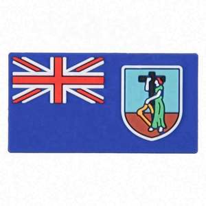 ธงเกาะคุกเสน่ห์อุดตัน ธงมาโอริเสน่ห์อุดตันแบบกําหนดเอง ลูกไม้ Rarotonga แท็กเสน่ห์อุดตันธงซาโมว ตกแต่งรองเท้า - Product Image 6