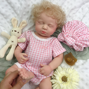 Muñeca Reborn Personalizada OEM/ODM, Cuerpo Completo de Silicona, Cabello y Color de Piel <span class=keywords><strong>Personalizados</strong></span>, Muñeca de Simulación Hecha <span class=keywords><strong>a</strong></span> <span class=keywords><strong>Mano</strong></span> - Product Image 3