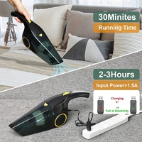 Penyedot Debu Elektrik Genggam Nirkabel Multifungsi Kecil Portabel dengan Baterai Isi Ulang USB, Daya Hisap Kuat untuk Mobil, Hotel, dan Permukaan Basah