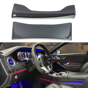 Garniture intérieure en Fiber de carbone sèche de haute qualité pour <span class=keywords><strong>Mercedes</strong></span>-Benz S450 S680 <span class=keywords><strong>S580</strong></span> S63 S65 W222 Installation de pâte intérieure de voiture - Product Image 2