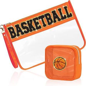 Estuche de Maquillaje Portátil de Viaje de Dos Piezas, Impermeable, de PVC, con Diseño de Fútbol, Apariencia Elegante, en Varios Tamaños - Product Image 6