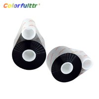 Pita Barcode Resin Thermal Transfer Near Edge 33mm atau 55mm Kompatibel dengan Printer Label Oki Warna Hitam