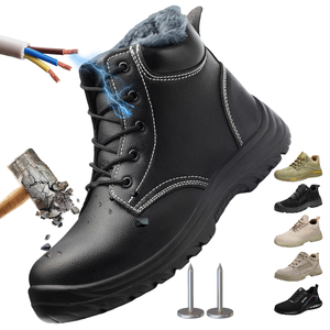 Botas DE SEGURIDAD térmicas de invierno Zapatos de seguridad con punta de acero Zapatos a prueba de perforaciones - Product Image 1