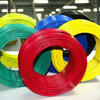 Massiver Mehradrig-Kabelbaum mit PVC-Isolierung 0,1mm 0,2mm 10 AWG Tanya Marke für Innenbereich Kupfer 300V/500V Flachspule