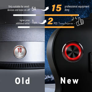 Interruptor de Botão Momentâneo de Aço Inoxidável/Alumínio Preto com Cabeça em Domo IP65, Selecionador de 2 Posições Liga/Desliga - Product Image 4