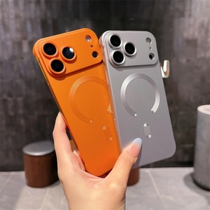 Funda Magnética de Lujo sin Marco con Revestimiento para iPhone 17 Pro Max, Película Protectora de Lente Air, Cubierta Ultrafina de PC para iPhone 13 14 12 15 16 Pro Max - Product Image 3
