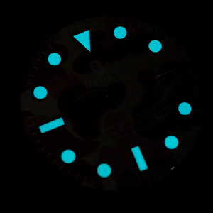 Esfera de Reloj de 28.5mm sw200 9015 Personalizada con Superficie de Mármol Negro Natural e Índices Aplicados para Relojes de Marca Privada - Product Image 4