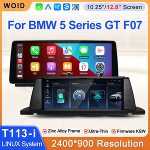 STWEI Écran HD 12,8'' 2400*900, Carplay sans fil pour BMW Série 5 F07 GT 2010-2018, autoradio, lecteur multimédia, unité principale BT - Product Image 2