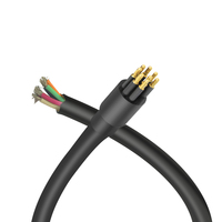 MCIL8M Connecteurs de câble en ligne en acier inoxydable à 8 broches Prises Connecteur électrique sous-marin avec manchon de verrouillage