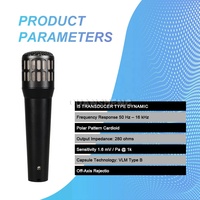 Kit de microphones pour batterie DP7, 7 pièces, micros à condensateur professionnels pour la performance live ou l'enregistrement en studio