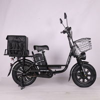 Vélo électrique Monster pas cher de 16 pouces, 60V 21Ah 30Ah, longue autonomie, pour le transport de marchandises, la livraison de nourriture, vélo électrique à pneus larges