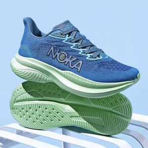 Nouvelles chaussures de course pour hommes, légères, respirantes, confortables, fermeture par chaussette, haute qualité, vente chaude, baskets blanches - Product Image 1