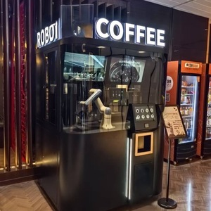 เครื่องชงกาแฟหุ่นยนต์เกรดเชิงพาณิชย์ หม้อต้มสแตนเลส แบบเสียบปลั๊กใช้งานได้ทันที แก้ปัญหาต้นทุนแรงงานสูงในอาคารสำนักงาน - Product Image 1
