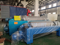 Sentrifugasi Industri Sekrup Horizontal LWS / Sentrifugasi Dekanter Minyak 3 Fase