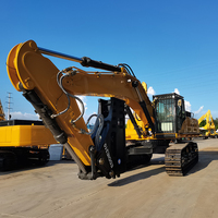 Excavatrice sur chenilles de qualité minière de 56 tonnes avec une puissance de 298 kW pour l'excavation de carrières à charges lourdes et la construction d'infrastructure