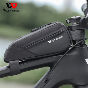 Sac de vélo pour tube avant, sac à outils, étanche, portable, en polyester, pratique pour le voyage et le rangement - Product Image 6