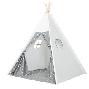 <span class=keywords><strong>Tenda</strong></span> per bambini indiana <span class=keywords><strong>con</strong></span> stelle impiombate grigie casetta per bambini arrampicata <span class=keywords><strong>tenda</strong></span> giocattolo per bambini - Product Image 1