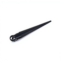 Pince à cheveux plate noire, une pièce, pour coiffure, en aluminium électroplaqué, pour salon de coiffure