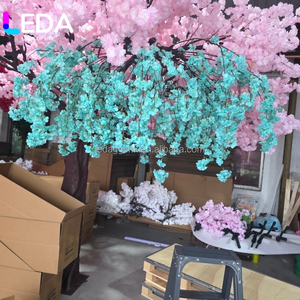 ของตกแต่งเพดานงานแต่งงาน LEDA พวงดอกวิสทีเรียผ้าไหมเทียม ประดับเพดานแบบแขวน ต้นไม้เลื้อยประดิษฐ์พร้อมดอกไม้ประดิษฐ์ - Product Image 5