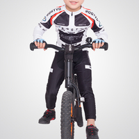 Vêtements de cyclisme respirants et légers pour enfants, combinaison de course à manches longues pour le patinage à roulettes, avec logo imprimé à la main