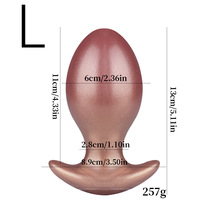 Dildo souple en silicone, œuf monstre, perles anales, dilatateur, stimulateur de prostate portable, plug anal style dragon, jouets pour adultes hommes femmes