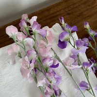 Hot Selling Home Decoratieve Kunstmatige Zijde Erwtenbloemen Hoge Simulatie Bloemenontwerp Voor Kerst Thanksgiving Voor Hotel Decor