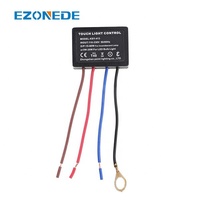 220V 3 voies tactile variateur interrupteur module de commande de lampe de bureau kit de réparation de lampe tactile pour ampoules à incandescence LED Dimmable