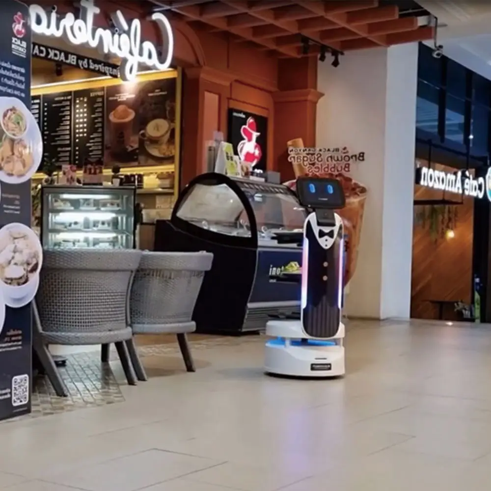 Robot pengiriman Robot keamanan terlaris untuk Hotel rumah robot layanan bisnis pintar