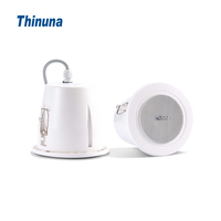 Haut-parleur encastré Thinuna CS-706 IP55 étanche 6W avec couvercle arrière pour salle d'opération, sauna, salle de bain et usine de transformation alimentaire