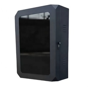 Involucro Personalizzato <span class=keywords><strong>per</strong></span> Ricarica Veicoli Elettrici, Alloggiamento in Metallo OEM <span class=keywords><strong>per</strong></span> Caricabatterie EV con Serratura e Ventilazione - Product Image 1