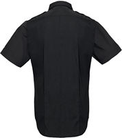 Venta al por mayor de ropa de trabajo de verano con logotipo personalizado, uniformes ligeros y transpirables para hombre, camisas de vestir tácticas con bolsillos de manga corta