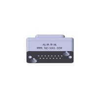 Conector hermético de paso al vacío Peek DB15 macho de densidad estándar (incluye pines)