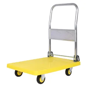 200kg Capacity Heavy Duty Hand Truck Platform Foldable Trolley Cart