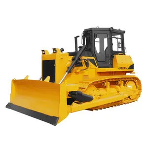 SHANTUI รถปราบดินพ่วงสีแดง 80hp SD16plus รถปราบดิน Cargador Bulldozer d13