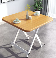Table à manger pliante portable OEM, mobilier de salle à manger pliable pour bureaux d'ordinateur, table de travail légère pour petits espaces, idéale pour la maison