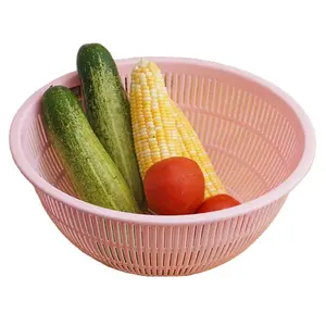 Household Kitchen Tools Multi-function Sink Strainer Fruit Vegetable Washing Bowl Plastic Drain Basket