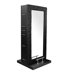 Salon ekipmanları mobilya çift taraflı kuaför istasyonları saç şekillendirici ayna Salon satılık - Product Image 4