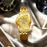 Nouvelle montre mécanique squelette de luxe pour homme, élégante, de qualité supérieure, lumineuse, étanche, automatique