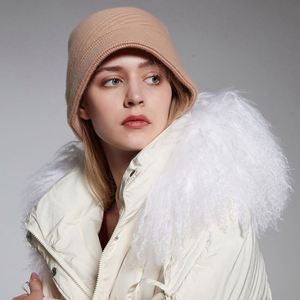 Chapeau de pêcheur tendance, bonnet tricoté pour femme, automne-hiver, nouveau, imprimé en sérigraphie, promotionnel - Product Image 1