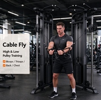 Appareil de musculation professionnel multifonctionnel, Cross Trainer à câbles, Smith Machine de gym