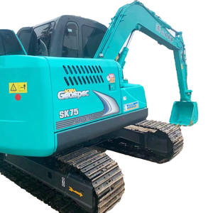 中古日本コベルコSK75 7TONショベル良好な状態で低価格中古 - Product Image 1