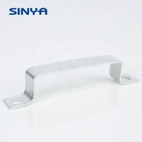 Pince à tuyaux en acier inoxydable, pour tuyaux carrés, raccords de clôture carrée, adapté aux tuyaux carrés de drainage