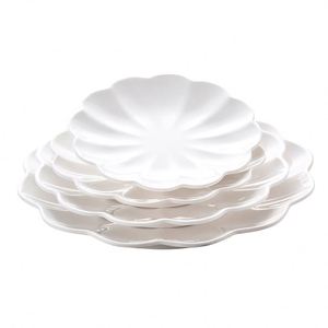 Unbreakable & Heavyweight Cream White Melamine Dinner <b>Plates</b> - Product Image 4