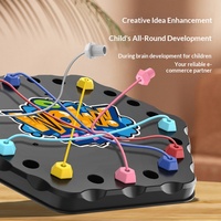 Jeu de défi de dénoulement de cordes en plastique pour enfants, jouet éducatif interactif parent-enfant pour le développement de la pensée logique et de l'intelligence
