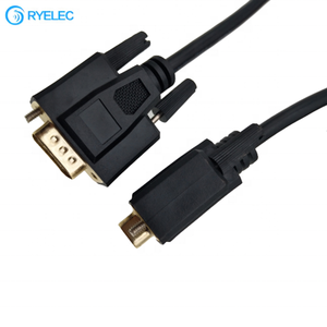 สายเคเบิลคอมพิวเตอร์ VGA DB 9P DB9 ตัวผู้ พร้อมหัวต่อแบบ Ferrule Mini Crimp Terminal - Product Image 3