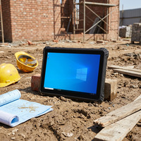 Tableta Industrial Resistente con Windows 11, Pantalla LCD IPS de 10.1 Pulgadas, Sellada IP67, Procesador Intel Celeron N5100, Lector NFC