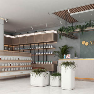 ONI Shopfitting Diverse <span class=keywords><strong>Style</strong></span> LED Display Showcases para Beauty Retail Space para Exposição de Diferentes Marcas - Product Image 3